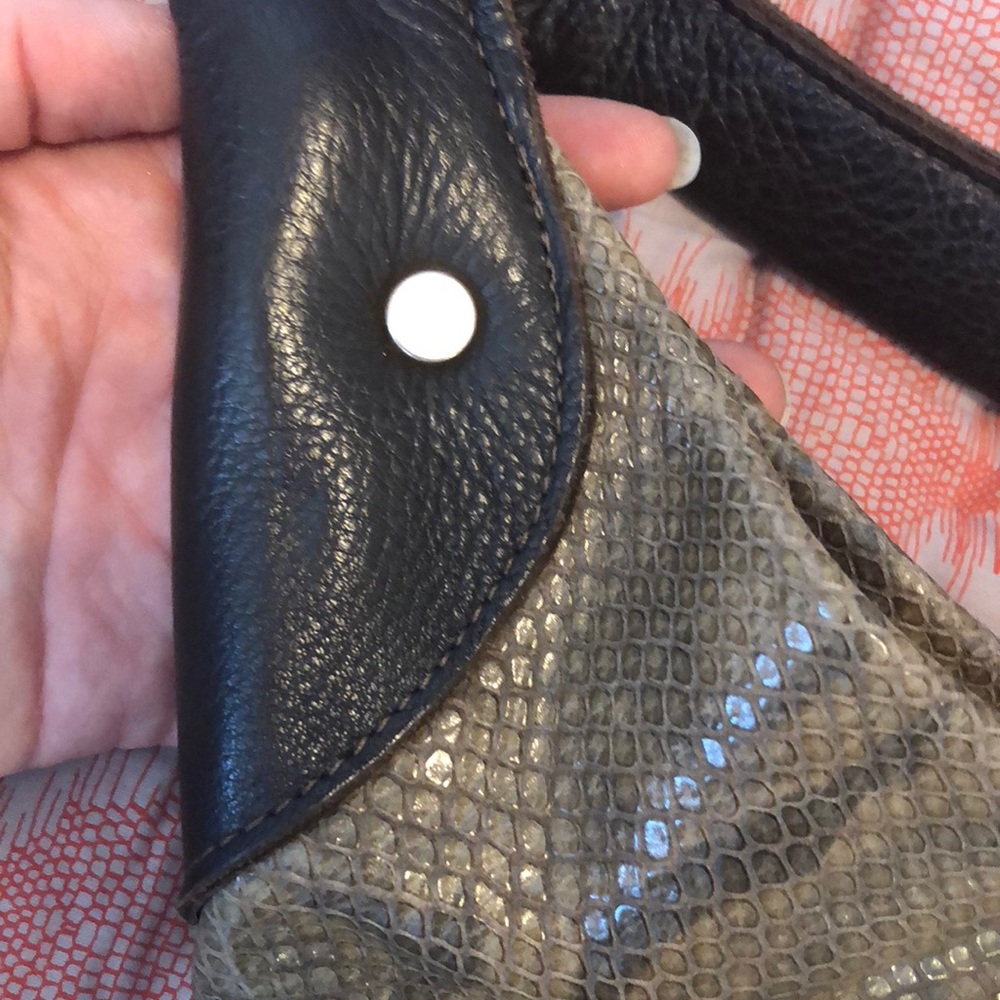 Foley + Corinna F&C Embossed Snake Large Bag - image 8